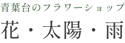 青葉台の街のフラワーショップで季節の花束・ギフトをご利用ください